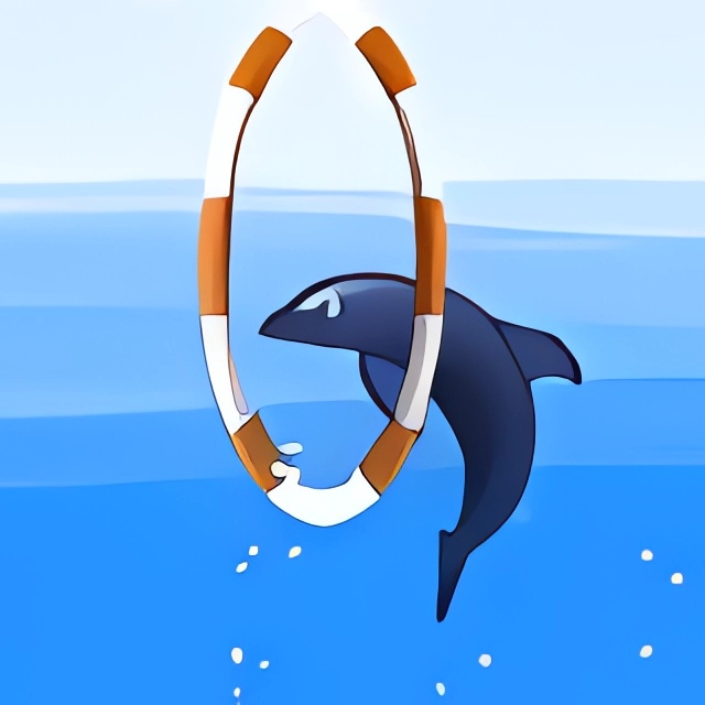 Chơi game Cá heo biểu diễn