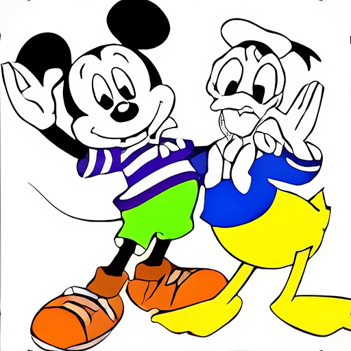Chơi game Chuột Mickey và vịt Donald