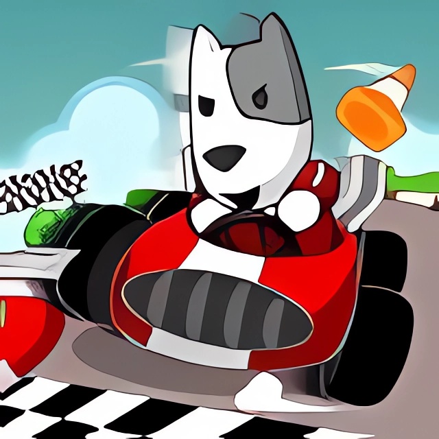 Chơi game Cún đua xe
