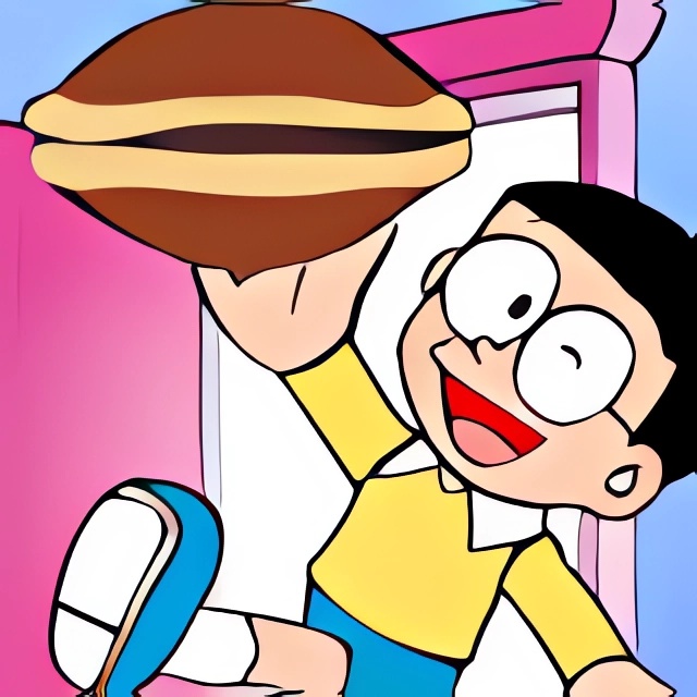 Chơi game Đôrêmon nghiện Bánh rán