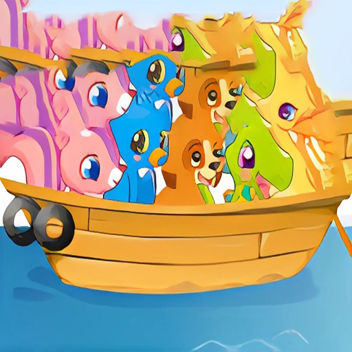 Chơi game Đưa thú qua sông