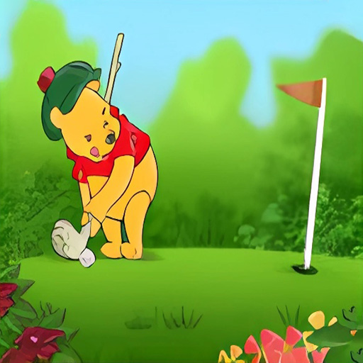 Chơi game Gấu Pooh đánh golf