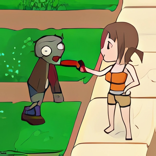 Chơi game Người đẹp diệt Zombie
