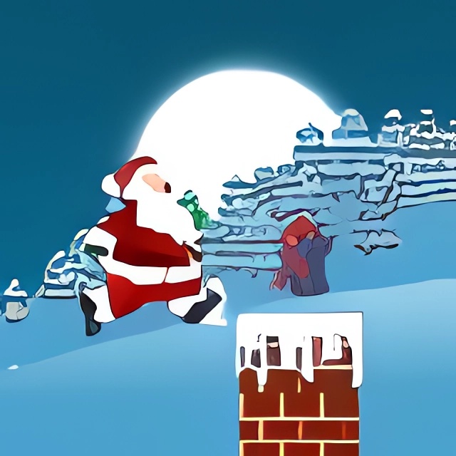 Chơi game Santa nhảy cao