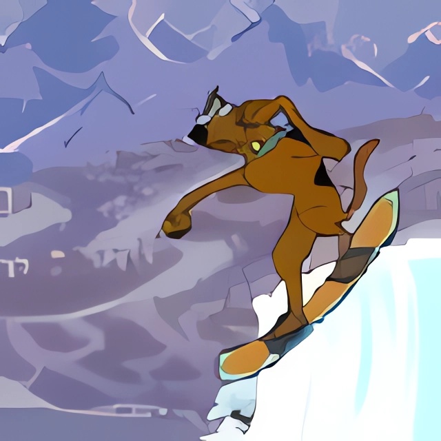 Chơi game Scooby trượt tuyết