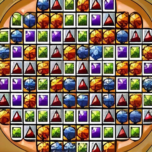 Chơi game Xếp kim cương kiểu mới